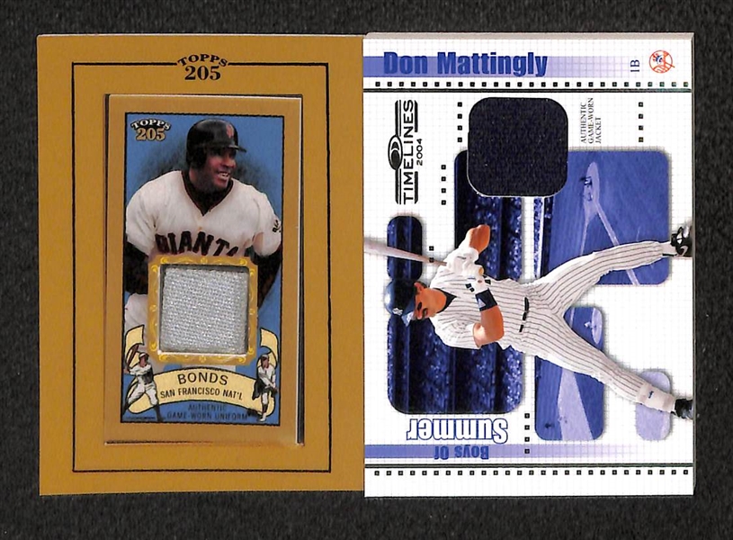 Lot Of 50 Baseball Stars Relic Cards