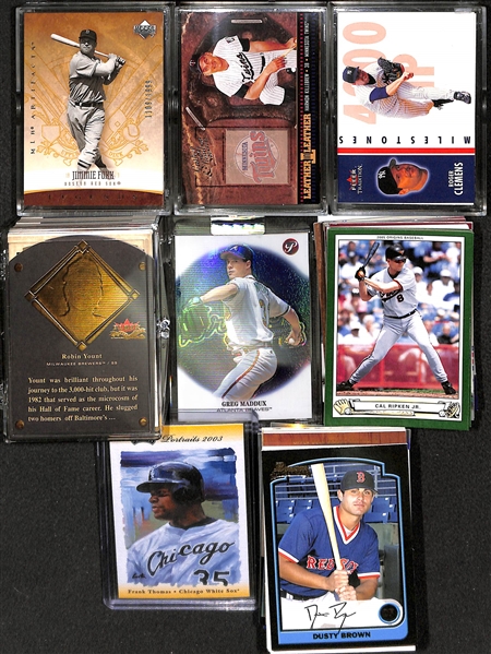 Lot Of 100+ Baseball Inserts & Numbered Cards