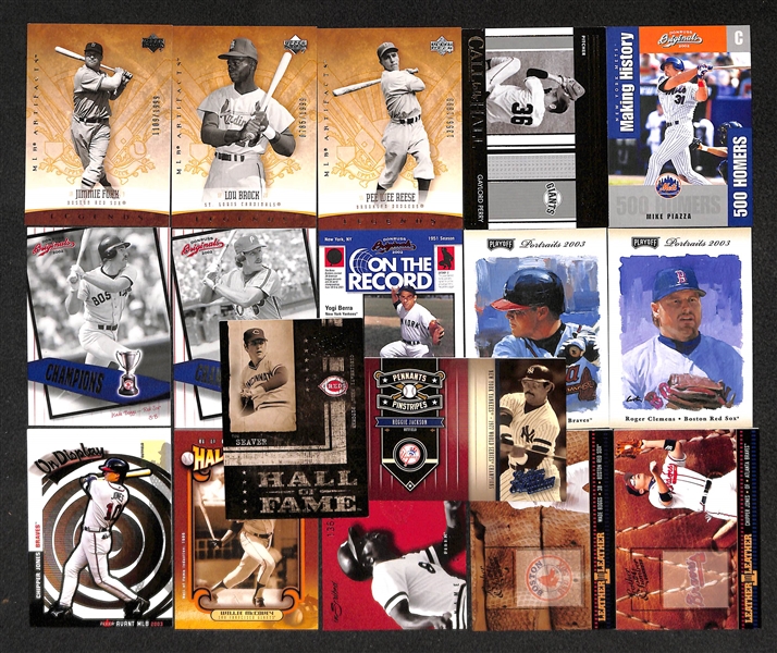 Lot Of 100+ Baseball Inserts & Numbered Cards