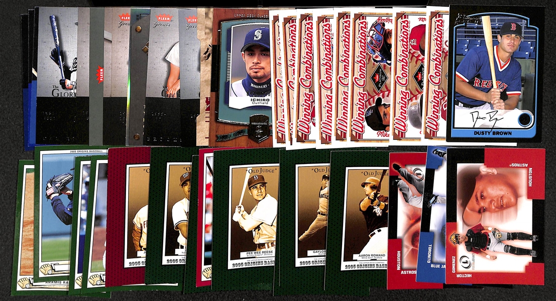 Lot Of 100+ Baseball Inserts & Numbered Cards