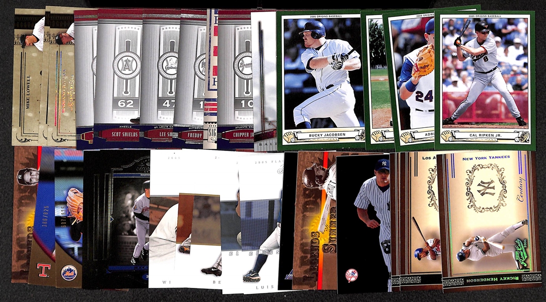Lot Of 100+ Baseball Inserts & Numbered Cards