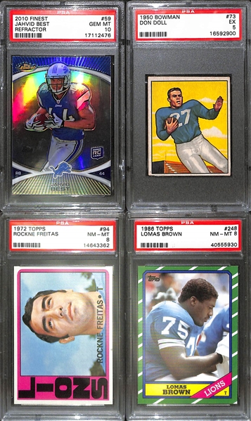 Large Lot Of Football Vintage/Graded/Insert Cards