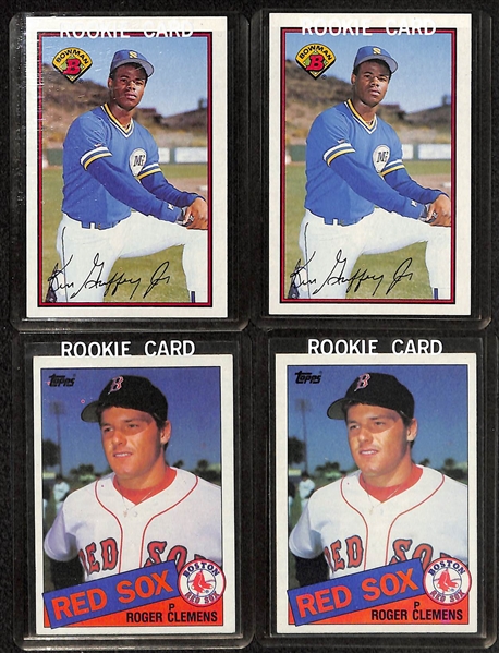 Lot Of 18 Baseball Star Rookie Lot w. Griffey Jr