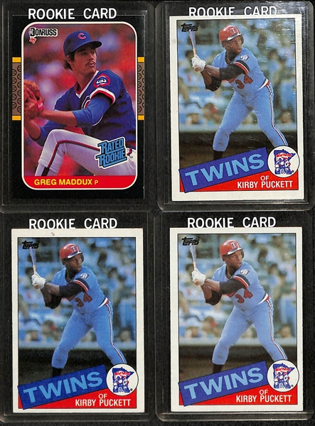 Lot Of 18 Baseball Star Rookie Lot w. Griffey Jr