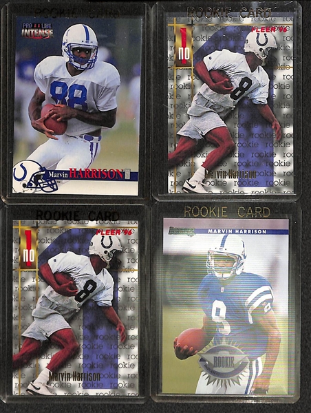 Lot Of 25 Football Stars Rookie Cards w. Tom Brady