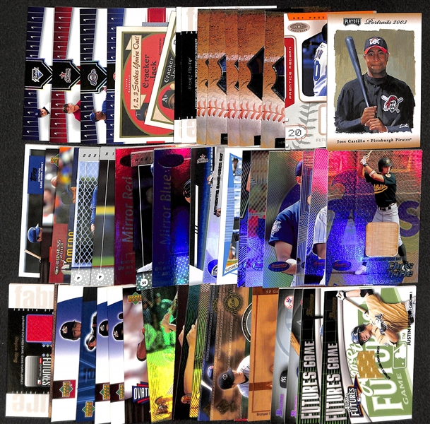Lot Of 50 Baseball Relic Cards 
