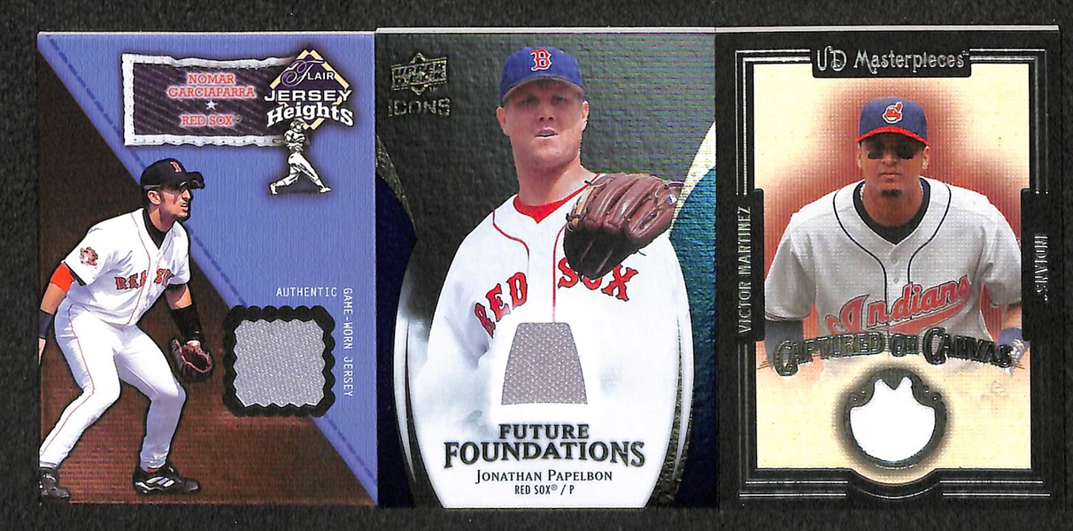 Lot Of 170 Baseball Relic Cards w. Thome