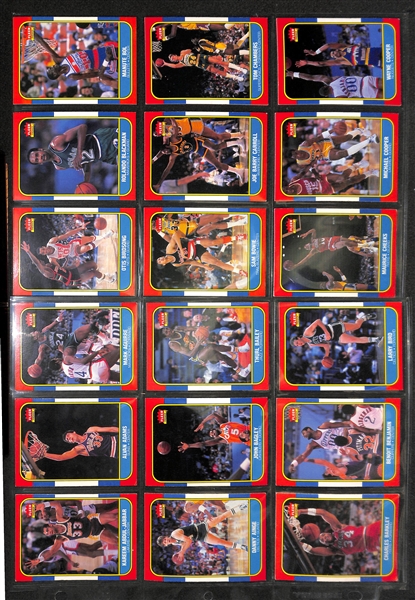 1986-97 Fleer Basketball Card Set Without Jordan
