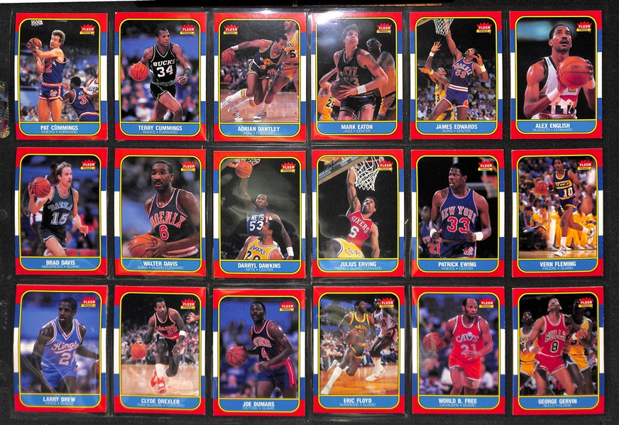 1986-97 Fleer Basketball Card Set Without Jordan