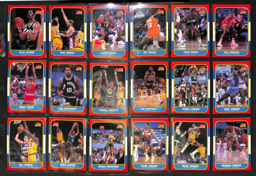 1986-97 Fleer Basketball Card Set Without Jordan