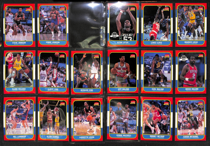 1986-97 Fleer Basketball Card Set Without Jordan