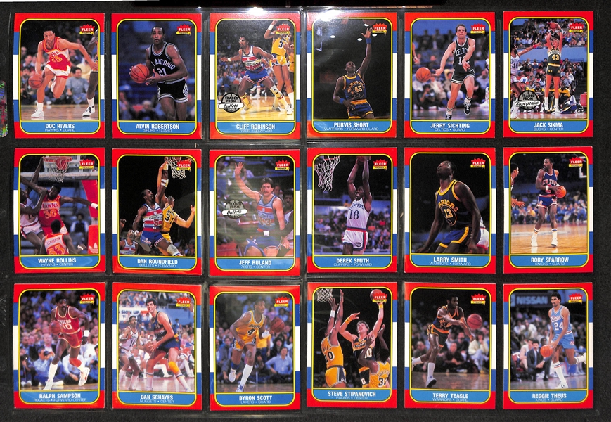 1986-97 Fleer Basketball Card Set Without Jordan