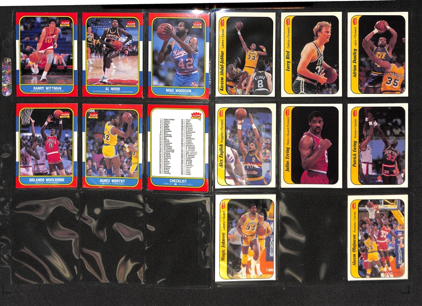 1986-97 Fleer Basketball Card Set Without Jordan