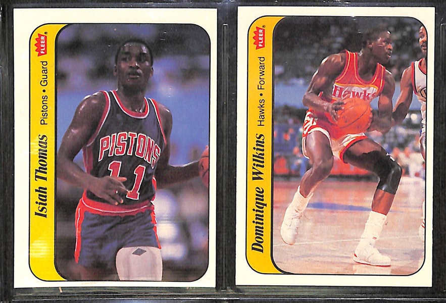 1986-97 Fleer Basketball Card Set Without Jordan