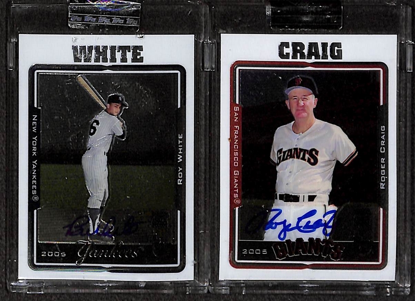 Lot Of 35 Topps Encapsulated Cards W/ Autos