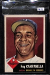 1953 Topps Roy Campanella Card BVG 4.5