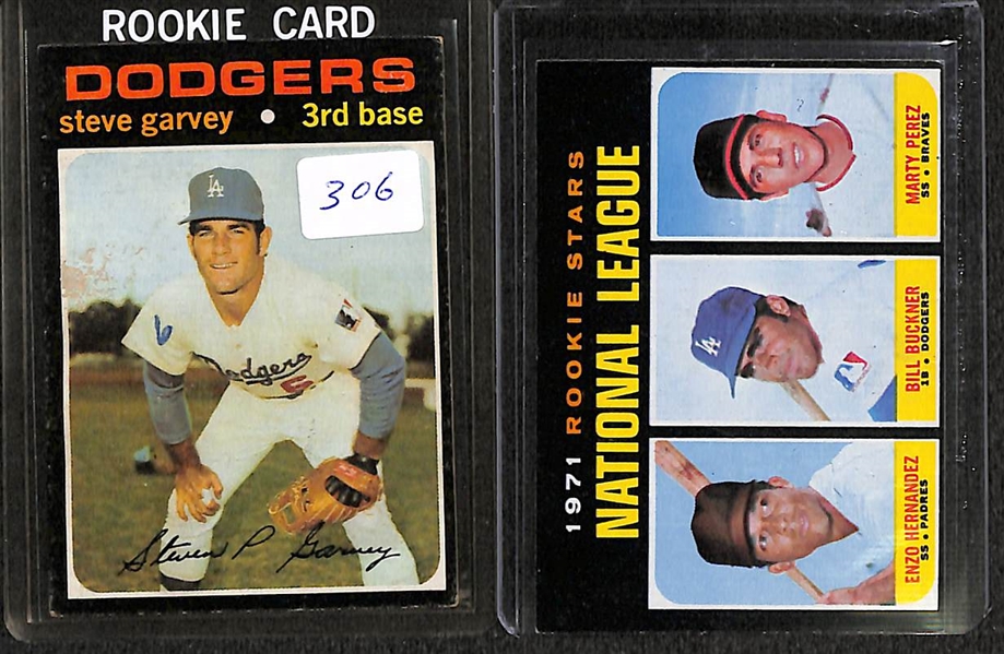 Lot Of 10 1970's Stars & Rookie Cards w. Brett