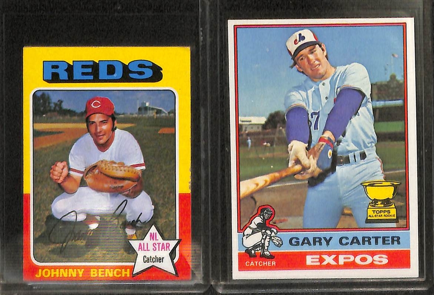 Lot Of 10 1970's Stars & Rookie Cards w. Brett