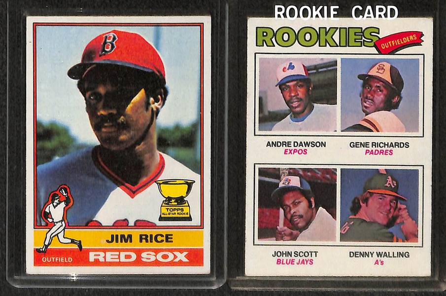 Lot Of 10 1970's Stars & Rookie Cards w. Brett