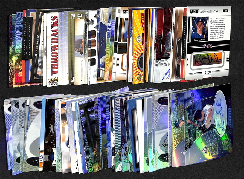 Lot Of 130 Baseball Autograph Cards