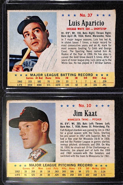 Lot Of 55 1961-1963 Post Cereal Baseball Cards