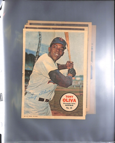 Lot Of 72 1960-67 Topps Baseball Cards & 10 1967 Posters