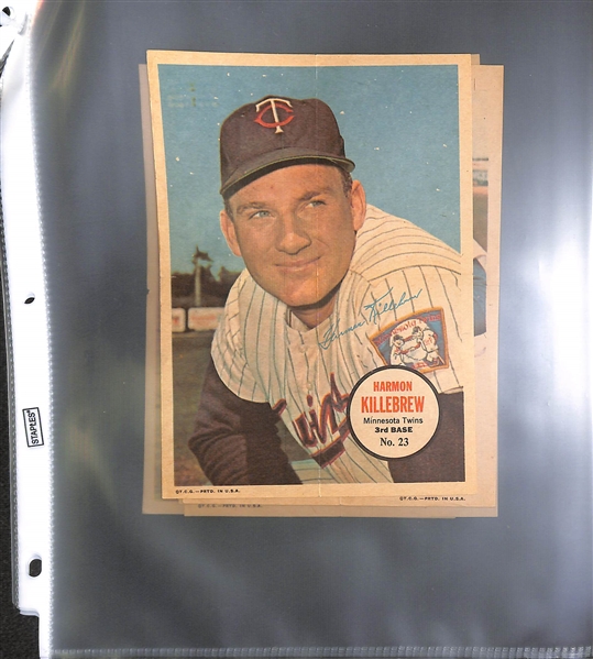 Lot Of 72 1960-67 Topps Baseball Cards & 10 1967 Posters