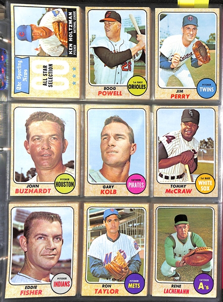 Lot Of 370 1968-1975 Topps Baseball Cards