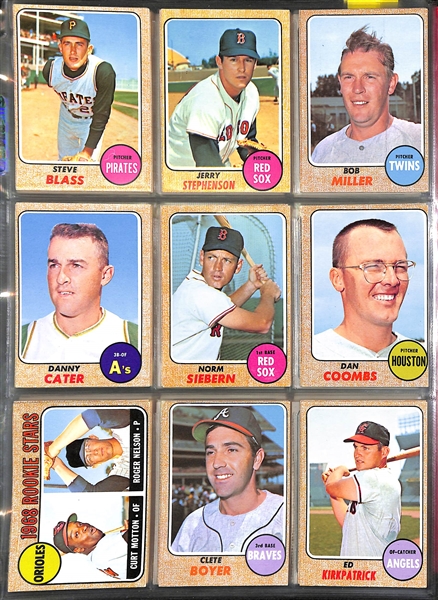 Lot Of 370 1968-1975 Topps Baseball Cards