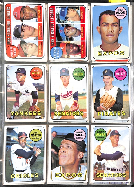 Lot Of 370 1968-1975 Topps Baseball Cards