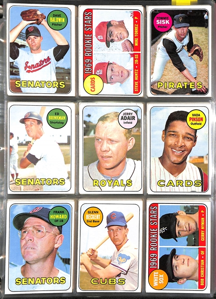 Lot Of 370 1968-1975 Topps Baseball Cards