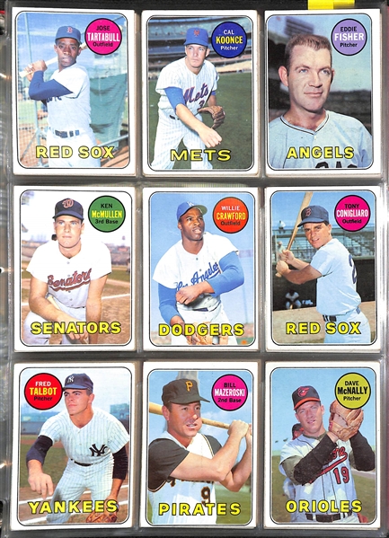 Lot Of 370 1968-1975 Topps Baseball Cards