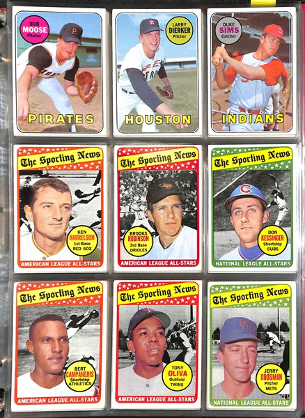 Lot Of 370 1968-1975 Topps Baseball Cards