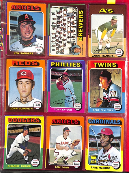 Lot Of 370 1968-1975 Topps Baseball Cards