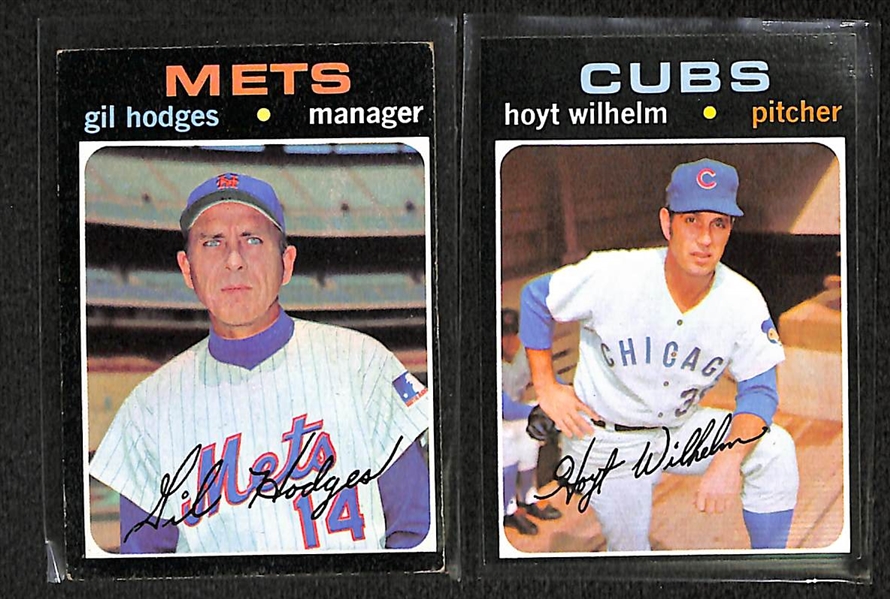 Lot Of 1250 Assorted 1970-71 Topps Baseball Cards