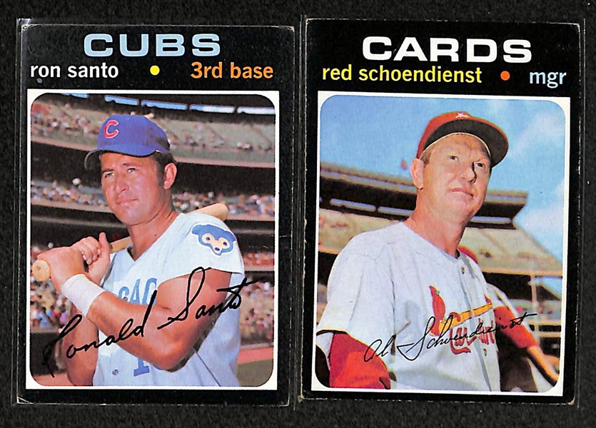 Lot Of 1250 Assorted 1970-71 Topps Baseball Cards