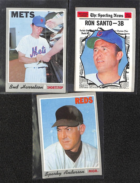 Lot Of 1250 Assorted 1970-71 Topps Baseball Cards