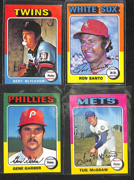 Lot Of 1500+ Assorted 1972 & 1975 Topps Baseball Cards
