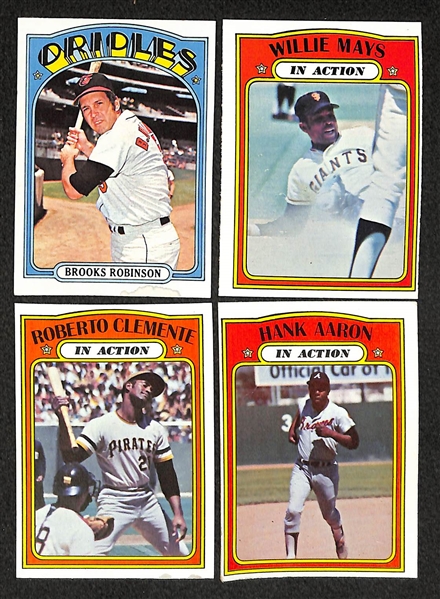 Lot Of 1500+ Assorted 1972 & 1975 Topps Baseball Cards