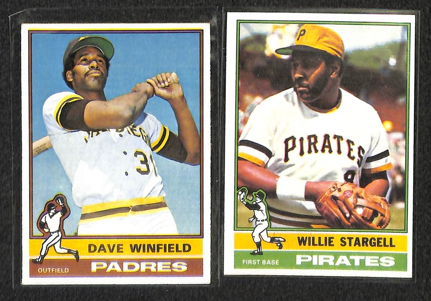 Lot Of 670 1976 Topps Baseball Cards W/ Brett
