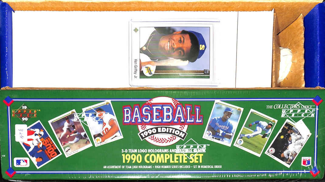1989 & 1990 Upper Deck Baseball Complete Card Sets