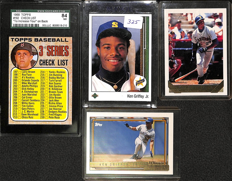 Lot Of Ken Griffey Jr & Carl Yaz Cards
