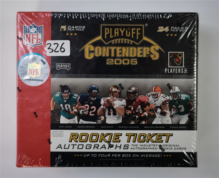 2005 Playoff Conteners Football Hobby Box
