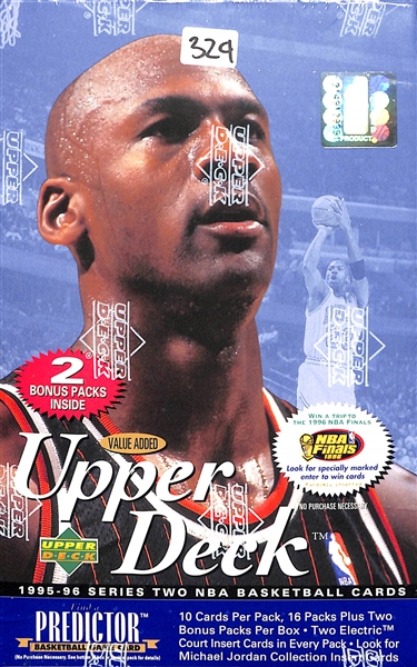 Lot Of 3 Upper Deck Basketball Boxes