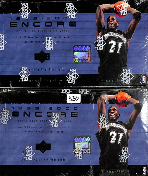 Lot Of 2 1999-00 Upper Deck Encore Basetball Boxes