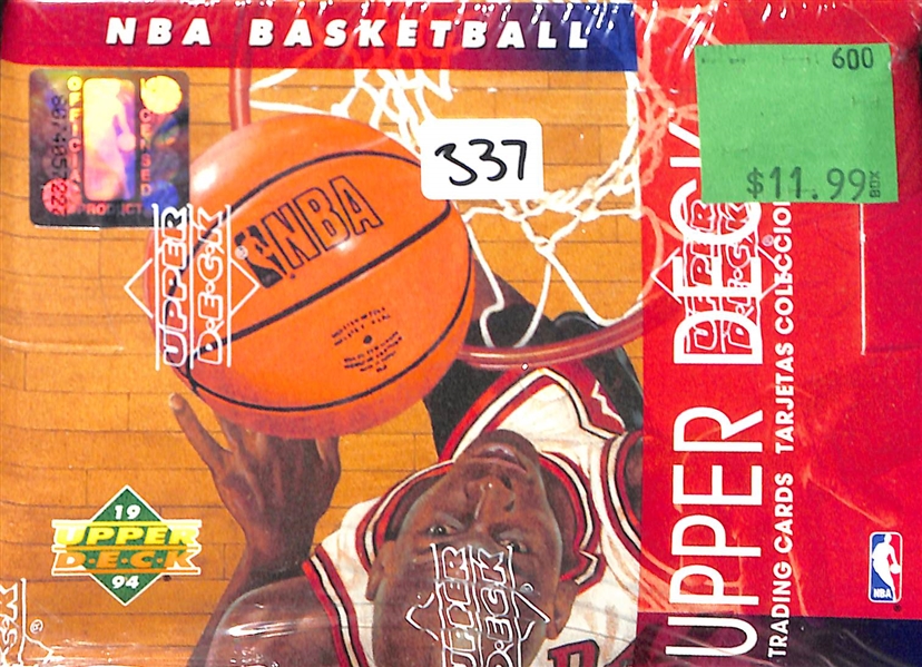 Lot Of 2 Sealed Upper Deck Basketball Boxes