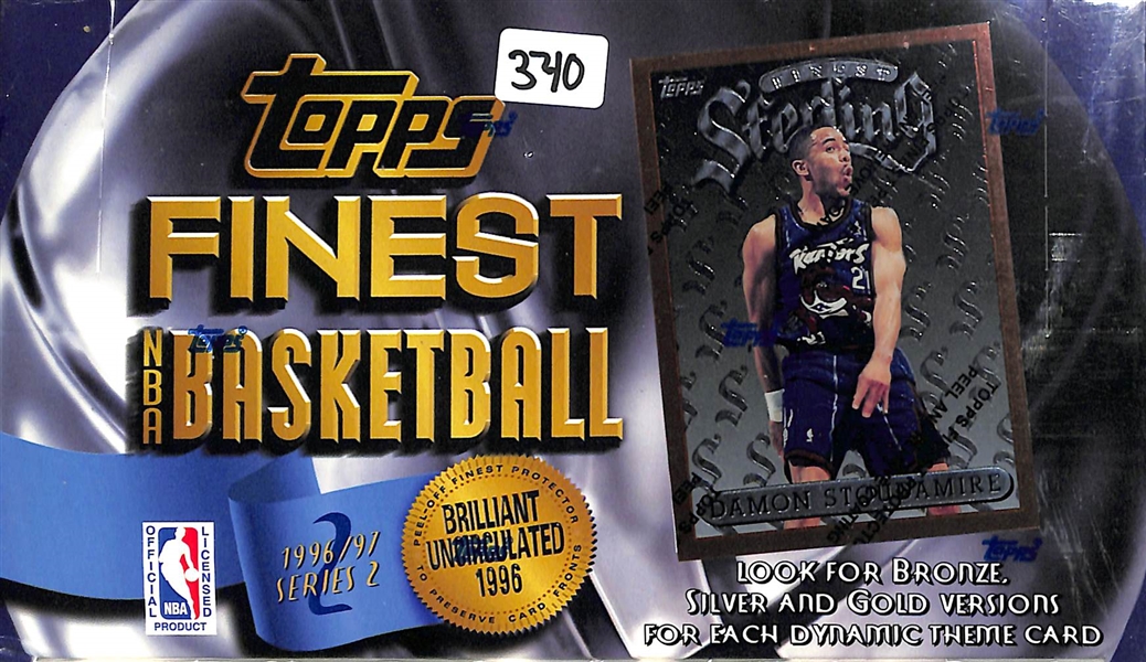 1996-97 Topps Finest Series 2 Basketball Card Box