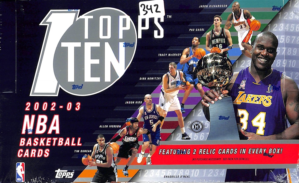 Lot Of 2 Sealed Topps Basketball Boxes