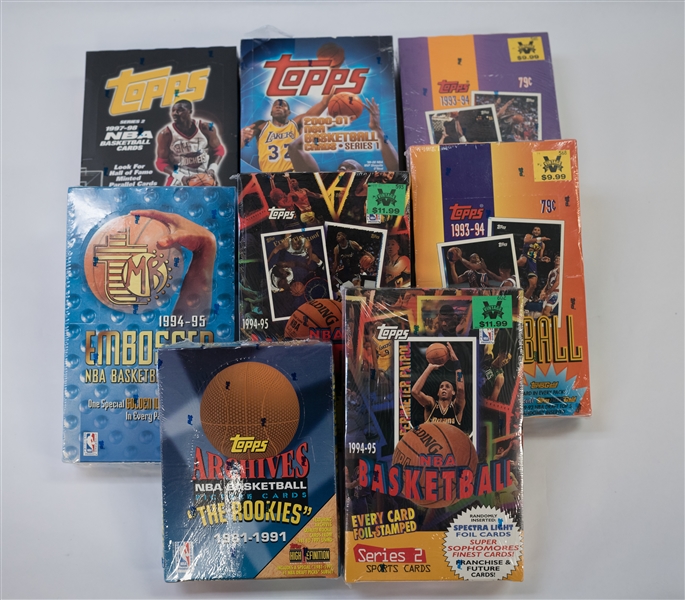 Lot Of 8 Sealed Basketball Card Boxes