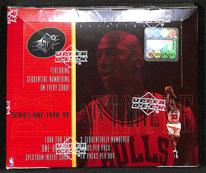 1998-99 SPX Finite Basketball Card Box